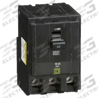 SQUARE D Miniature Circuit Breaker: 80 A, 120/240V AC, Three Phase, 10kA at 120/240V AC, 3 Poles (MPN QO380). Key specifications — Phase: Three; Amps: 80 A; AC Voltage Rating: 120/240V AC; Max. AIR Rating: 10kA at 120/240V AC; For Use With: QO Load Centers and NQ Panelboards; Brand: SQUARE D.