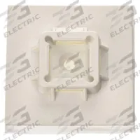 PANDUIT Cable Tie Mounting Base: 0.42 in Slot Wd, 0.09 in Slot Ht, White, 1.5 in Wd, 50 PK (MPN SGABM50-A-L). Key specifications — For Use With: Miniature, Intermediate and Standard Cable Ties; Size: 1.5 in L x 1.5 in W x 0.34 in H; Color: White; Brand: PANDUIT.