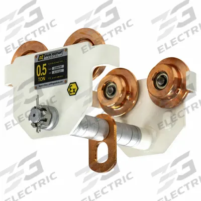 OZ LIFTING PRODUCTS Push Beam Trolley: Push - Spark Resistant Push Trolleys for Hoists