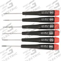 WIHA Precision Screwdriver Set: 1-10 Pieces, 6 Pieces, Pentalobe Tip, 4 1/2 in Overall Lg (MPN 26794). Key specifications — attr1205274: WIHA; attr1205269: PL3.