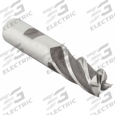 OSG Square End Mill: Cobalt, 4 Flute, 9/16" Mill Dia, 1-3/8" LOC, 3-3/8" OAL (MPN 5411700) - General Purpose Cobalt Square End Mills