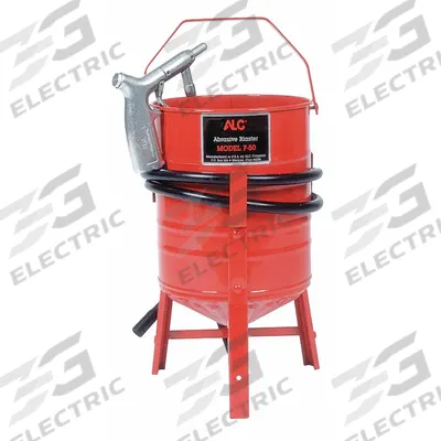 ALC Portable Abrasive Blaster: Siphon Feed, 50 lb Media Capacity - Siphon-Feed Portable Abrasive Blasters