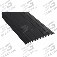 NATIONAL GUARD Door Threshold: Saddle, Aluminum, 4 ft Lg (MPN 713DKB-48). Key specifications — Brand: NATIONAL GUARD; Transition Type: Fluted.