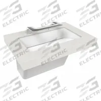 BRADLEY Bathroom Sink: OmniDeck with Washbar, Silver Mist, Terreon®, Sensor, 34 in Overall Lg (MPN S93-790). Key specifications — Series: OmniDeck with Washbar; Includes: Soap Dispenser and Hand Dryer; Color: Silver Mist; Brand: BRADLEY; Sink Type: Bathroom; Material: Terreon®; Sink Material: Polymer Resin.