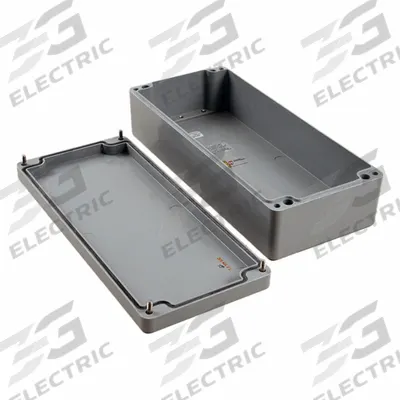 HAMMOND Enclosure: Polyester, 14 in x 6 in x 4 in, NEMA 4/4X, Solid Cover - Nonmetallic Enclosures