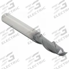 WIDIA HANITA Square End Mill: Carbide, TiAlN Coated, 2 Flute, 5/32" Mill Dia, 9/16" LOC, 2" OAL (MPN I2S0156T056L)