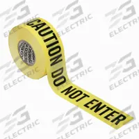 ABILITY ONE Barricade Tape: 1,000 ft Lg, 3 in Wd, Caution Do Not Enter Legend, Polyethylene (MPN 9905-01-665-3315). Key specifications — Tape Message: Caution Do Not Enter; Message Color: Black; Brand: ABILITY ONE.