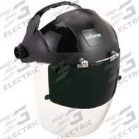 SELLSTROM Face Shield: Clear, Anti-Fog, Reusable, 12 1/8 in Visor Wd, 9 in Visor Ht, Polycarbonate (MPN S32161B). Key specifications — Headgear Color: Black; Brand: SELLSTROM; Visor Material: Polycarbonate; Visor Features: Reusable.