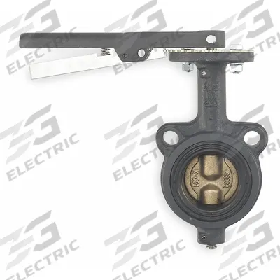 MILWAUKEE VALVE Butterfly Valve: 3 in Pipe Size, Concentric, 200 psi Max. Pressure (CWP) - Cast Iron General-Service Butterfly Valves