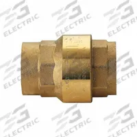 BONOMI VALVE: Swing, Inline Valve Body, 3/4 in Pipe Size, FNPT x FNPT, Brass, Female, NPT, NPT, Std (MPN 100003-3/4"). Key specifications — Brand: BONOMI.
