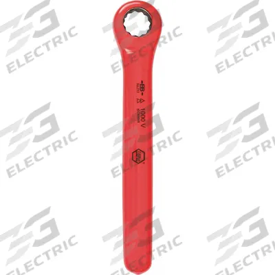 WIHA Box End Wrench: Chrome, 10 mm Head Size, 5 1/2 in Overall Lg, Std - Metric, Single End, 12-Point, Ratcheting Box End Wrenches