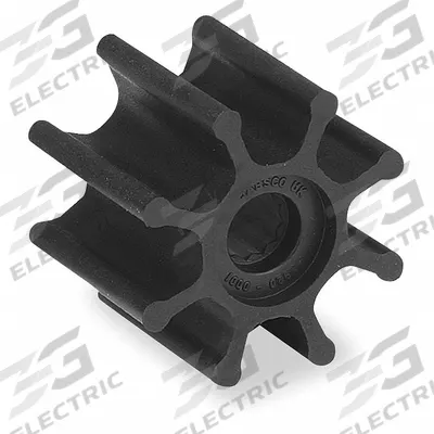 JABSCO Replacement Flexible Impeller: Mfr Part # 14281-0004, Viton - Impellers for Dewatering & Wastewater Pumps
