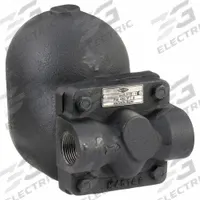 Steam Trap: Cast Iron, 1 in FNPT, 4,100 lb/hr, 145 psi Max., 450°F Max., In-line (MPN 1 FTE-145). Key specifications — Brand: NICHOLSON; Installation Orientation: Horizontal; Float Material: Stainless Steel; Manufacturer Series: FTE.