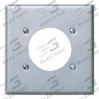 LEVITON Wall Plate: 2 Gang, Std Size (MPN 4934). Key specifications — Brand: LEVITON; Material: Aluminum.