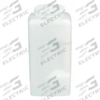 DYNALON Storage Bottle: 2 L, 67.6 fl oz, HDPE, White, Square, Opaque, Closure Included, HDPE (MPN 201315-2000W). Key specifications — Body Color: White; Brand: DYNALON; Closure Included: Yes; Graduated: Yes.