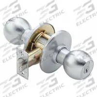 BEST Door Lockset: Classroom Security Knob Locksets, Chrome, Interchangeable Core (MPN 8K37W4CSTK626). Key specifications — Lockset Style: 8K Round.
