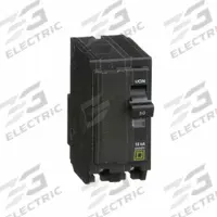 SQUARE D Miniature Circuit Breaker: 50 A, 120/240V AC, Single Phase, 10kA at 120/240V AC, 2 Poles (MPN QO250). Key specifications — Phase: Single; Amps: 50 A; AC Voltage Rating: 120/240V AC; Max. AIR Rating: 10kA at 120/240V AC; For Use With: QO Load Centers and NQ Panelboards; Brand: SQUARE D.