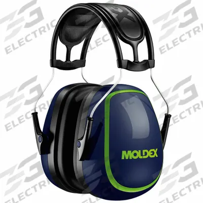MOLDEX Earmuffs: Over-the-Head Earmuff, Passive, 27 dB NRR, Foldable, Foam - Over-the-Head Earmuffs