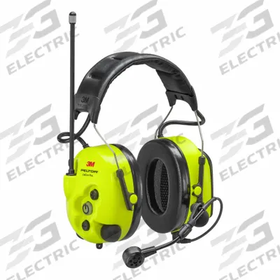 3M PELTOR LiteCom Plus Headset MT73H7A4610NA: Over-the-Head Earmuff, 27 dB NRR - Over-the-Head Headsets for Communication