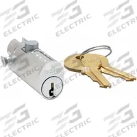COMPX CHICAGO File Cabinet Locks: Keyed Alike, 1 3/4 in Body Thick, 1/2 in Body Wd, 51/64 in Body Ht (MPN C5001LP-1X03). Key specifications — attr1313785: Round; attr1313780: 1X03; attr1313805: COMPX CHICAGO.
