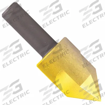 KEO Countersink: 60°, 6 Flute, 1 3/4 in Body Dia, 3/4 in Shank - Smooth-Finish Six-Flute Countersinks
