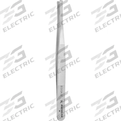 EXCELTA Tweezers: Stainless Steel, Cylinder - Small Parts Handling Tweezers