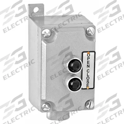 AMERICAN GARAGE DOOR Control Station: Open-Close, Momentary Contacts - Push Button Garage Door Control Stations