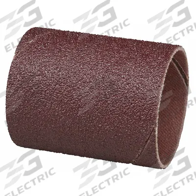 3M Spiral Band: 1 1/2 in Dia x 2 in W, Aluminum Oxide, 60 Grit, 341D - General Purpose Spiral Bands for All Metals
