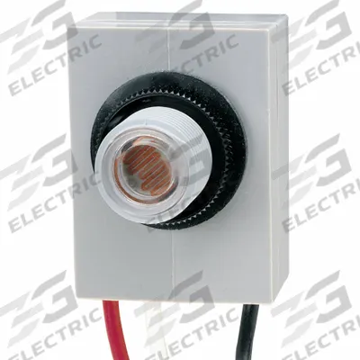 INTERMATIC Photocontrol: Flush In-Post Photocell Mounting, 3/8 in Stem Dia, SPST - Flush-Mounted Photocells
