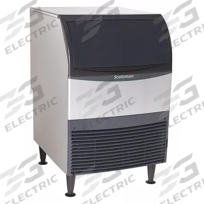 SCOTSMAN Ice Machine: Half Dice, 227 lb Ice per Day, Air Cooled, 39 in Ht, 24 in Wd - Undercounter Ice Machines
