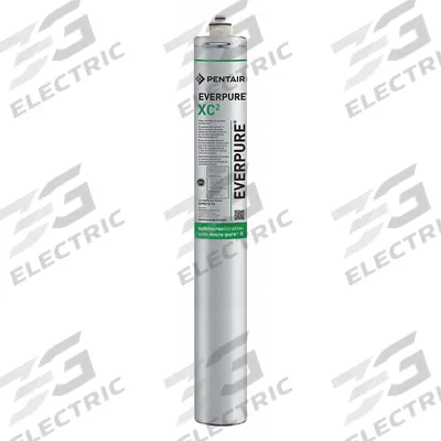 PENTAIR/EVERPURE Quick-Connect Water Filter: 0.5 micron, 1.7 gpm, 12,000 gal - Quick-Connect Drinking Fountain & Beverage Machine Water Filters