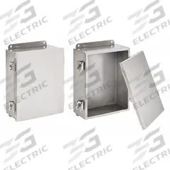 HOFFMAN Enclosure: 304 Stainless Steel, 12 in x 10 in x 6 in, NEMA 12/3R/4/4X, Solid Cover, Clamp On (MPN A12106NFSS). Key specifications — Brand: HOFFMAN; Closure Method: Clamps; Enclosure Material: 304 Stainless Steel; Knockouts: Not Included.