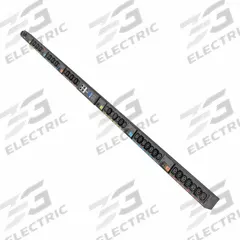 EATON TRIPP LITE PDU: Three-Phase, 42 Outlets, (18) C39 Combo Outlets/(24) C13, Metered, 0 RU (MPN EVMIGU23X). Key specifications — Plug Type: Universal; Brand: EATON TRIPP LITE; Phase: Three-Phase; Receptacle Type: (24) C13; Mounting Location: Vertical Rack; Facing: Front or Side.