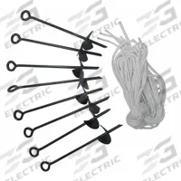 APPROVED VENDOR Anchor Kit: Black, Polyester/Steel, 15 in Overall Lg (MPN 11C552). Key specifications — Color: Black; Material: Steel; Brand: APPROVED VENDOR; For Use With: Shelters; Includes: 50 ft Rope.