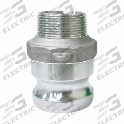 APPROVED VENDOR Cam and Groove Adapter: 2 in Coupling Size, 2 in Hose Fitting Size - Type F Aluminum Cam & Groove Fittings