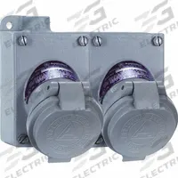 APPLETON ELECTRIC Pin and Sleeve Receptacle: Gray, 125 to 250V AC/18V DC, Single Phase, 20 A, 3 Pole (MPN CPS152-102). Key specifications — Brand: APPLETON ELECTRIC; Voltage Rating: 18V DC.