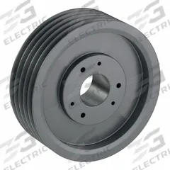 APPROVED VENDOR V-Belt Pulley: 8V1800, 5 Groove, 18 in OD, Bushed Bore, J, For 8V/8VX Belt Section (MPN 58V1800J). Key specifications — Pulley Industry Number: 8V1800; Pitch Diameter: 18 in (8V); For Belt Section (broad, with similar types): 8V or 8VX.