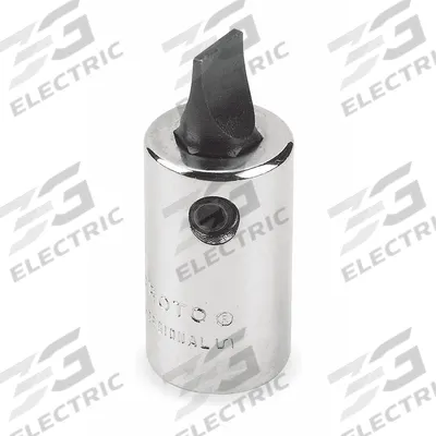 PROTO Socket Bit: 1/4 in Drive Size, Slotted Tip, 1/4 in Tip Size, 1 3/16 in Overall Lg - Slotted Bit Sockets