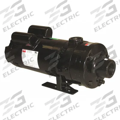 Dayton Booster Pump: 1 1/2 hp, Single Phase, 230V AC, 10 gpm Best Efficiency Flow - Horizontal Booster Pumps