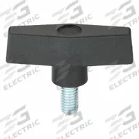 INNOVATIVE COMPONENTS Hand Knob: T, Plastic w/ Steel Thread, 3/8"-16 Thread, 0.75 in Thread Lg (MPN GN6C0750T7---21). Key specifications — Brand: INNOVATIVE COMPONENTS.
