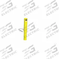 MSA Mast Extension: 15 in, One-Piece Arm, Yellow, Powder Coated, Lower Mast Extension, Aluminum (MPN IN-2044). Key specifications — Brand: MSA; Color: Yellow; Confined Space Component: Lower Mast Extension; Compatible Component: One-Piece Arm; Material: Aluminum; For Use With: Hitch Mount, Stabilizer, Rescuer SRL; Finish: Powder Coated.