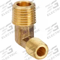 APPROVED VENDOR Metal Pipe Elbow: 90° Elbow, 1/2 in x 3/8 in, Male NPT Threaded x Male NPT Threaded (MPN 706235-0806). Key specifications — Maximum Operating Pressure: 1,000 psi.
