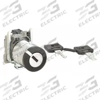 SCHNEIDER ELECTRIC Selector Switch: 2 Position, 22 mm Panel Mounting Size, 1NO, Series XB4 (MPN XB4BG21). Key specifications — Manufacturer Part Number: XB4BG21; Brand: SCHNEIDER; Switch Action: Maintained/Maintained; Contact Form: 1NO; Key Removal Position: Left.