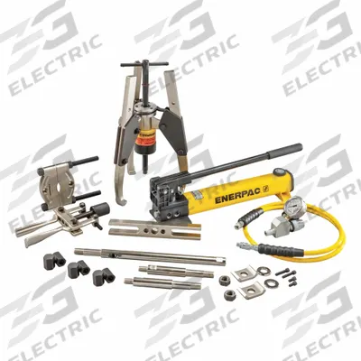 ENERPAC Hydraulic Puller Set: 14 ton Cylinder Nominal Capacity - Ram Puller Sets