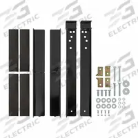 BUYERS PRODUCTS Mounting Kit: Hardware, Headache Racks, 27 in Lg (In.), 1 13/16 in Overall Ht, Steel (MPN 85164). Key specifications — Type: Hardware; Compatible with Manufacturer Model No.: Extra wide Crossover toolboxes (Up to 27" wide); Compatible with Product Type: Headache Racks; Material: Steel; Color: Black; Brand: BUYERS PRODUCTS.