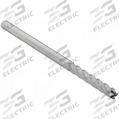 OSG Square End Mill: Carbide, 4 Flute, 5 mm Mill Dia, 32 mm LOC, 76 mm OAL (MPN 484-1968) - General Purpose Carbide Square End Mills