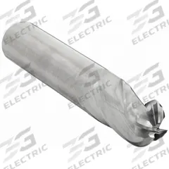 CLEVELAND Ball End Mill: Carbide, 4 Flute, 1/2" Mill Dia, 5/8" LOC, 2-1/2" OAL (MPN C63560)