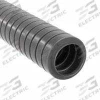 Flexible Metal Conduit - Reduced Wall: 1 in Trade Size, 50 ft Overall Lg, Aluminum (MPN 5604-24-00). Key specifications — Bend Radius: 5 in; Color: Gray; Conduit Type: Reduced Wall; Finish: Galvanized; Flexibility: Flexible; Inside Diameter: 1 in; Material: Aluminum; Outside Diameter: 1.38 in.