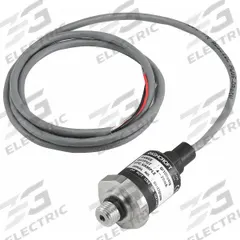 Pressure Transmitter: 0 psi to 100 psi, 4 to 20mA DC, Cable & Wire Leads, 7/16 in Male SAE, IP67 /4X (MPN G17MEK42F2100#). Key specifications — Accuracy: ±0.5%; NEMA Rating: 4X; Burst Pressure: 10x Range; Calibration Certificate Included: No NIST-Traceable Calibration Certificate Included; IP Rating: IP67; Housing Material: Nylon; Output: 4 to 20mA DC; Overpressure: 2x Range.