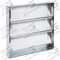13.75"H-W 4.5"L Alu Univ Backdraft Dampr: For 12 in Fan, For 14 in Nominal Duct Dia, Single Panel (MPN 2FTX5). Key specifications — Airflow Direction: Horizontal; Blade Type: Flat Blade; Brand: DAYTON; Maximum Air Velocity: 2000 fpm; Mounting Position: Horizontal.